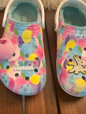 Disney Pixar Toy Story Fluffy Festival Crocs, pre owned